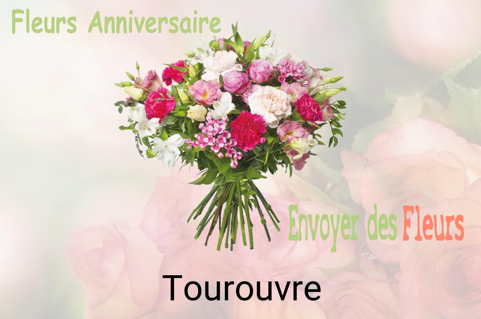 Bouquet de fleurs d’anniversaire livré à Tourouvre