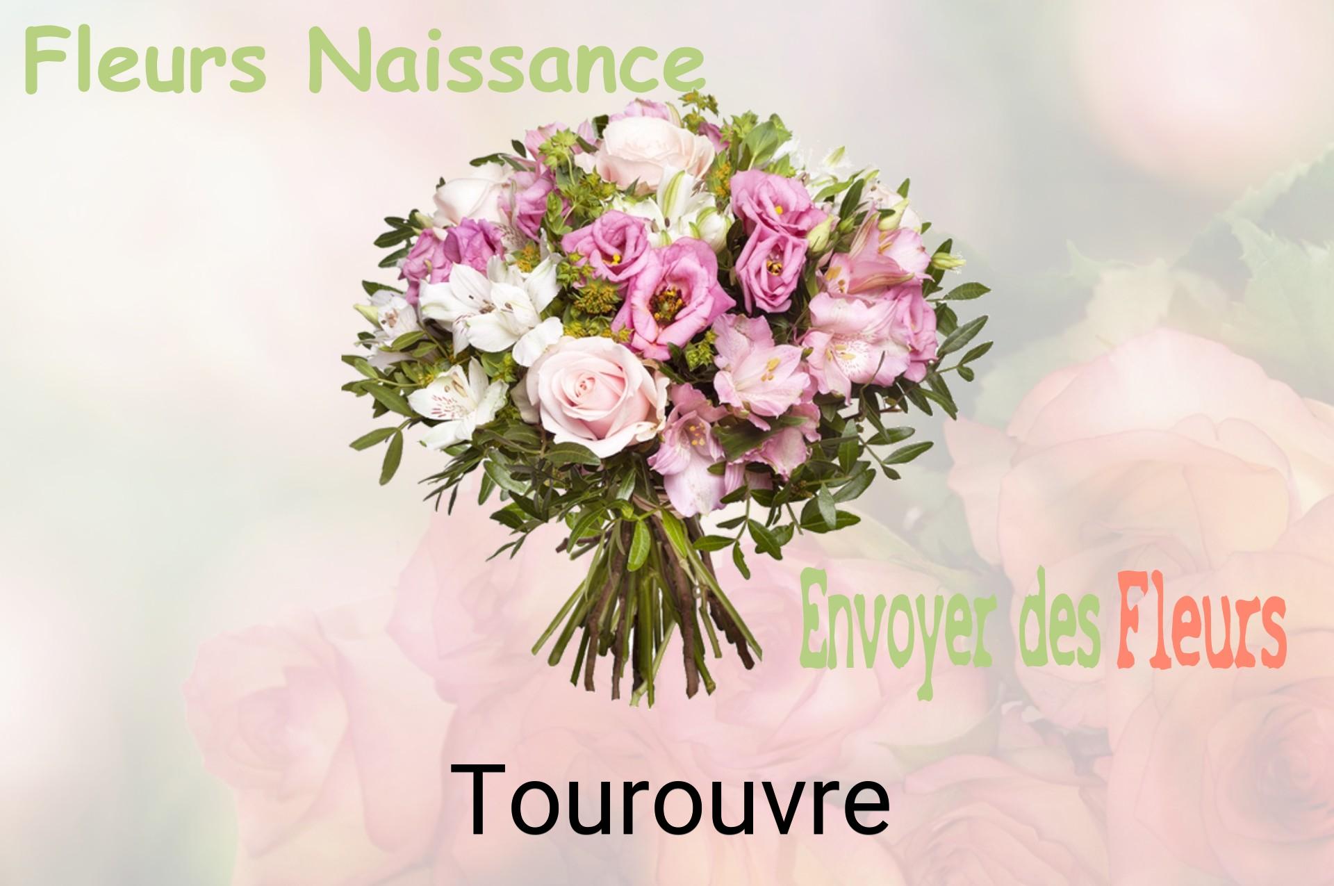 Bouquet de fleurs de naissance livré à Tourouvre